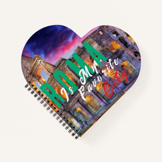Carnet Roma est ma ville préférée (Devant)