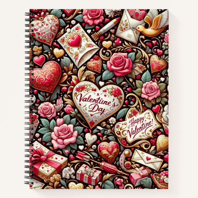 Carnet Romance intemporelle : un classique de la Saint-Va (Devant)