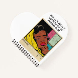 Carnet Romance Rétro Bande Dessinée Vintage : Conception