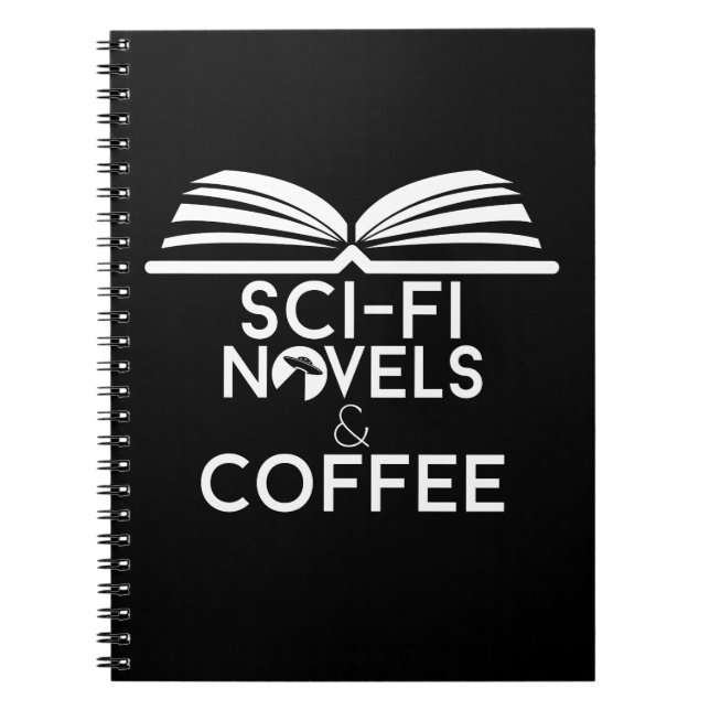 Carnet Romans de science-fiction et café (Devant)