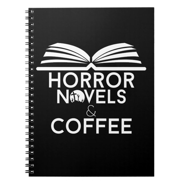 Carnet Romans d'horreur et café (Devant)