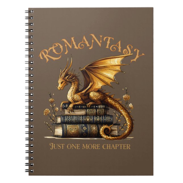 Carnet Romantasy Dragon Books Juste un chapitre de plus (Devant)