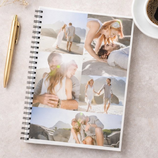 Carnet Romantic Beach Photo Collage (Créateur téléchargé)