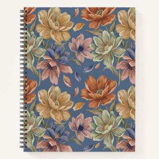 Carnet Romantic Cottage Flowers