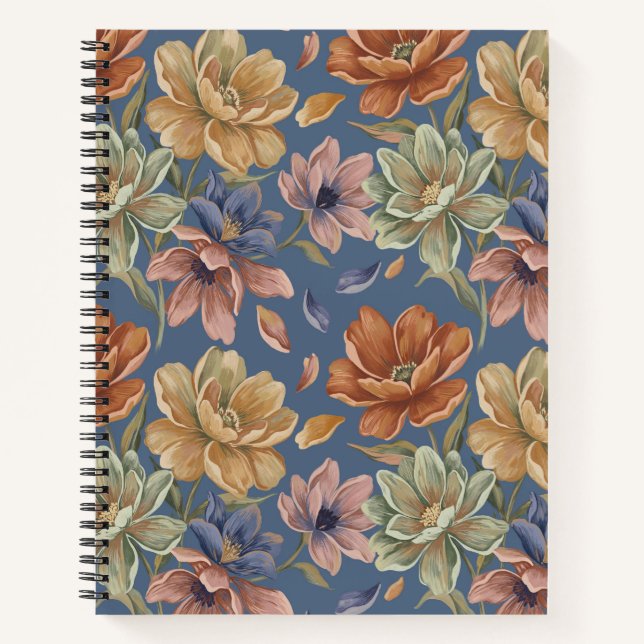 Carnet Romantic Cottage Flowers (Devant)