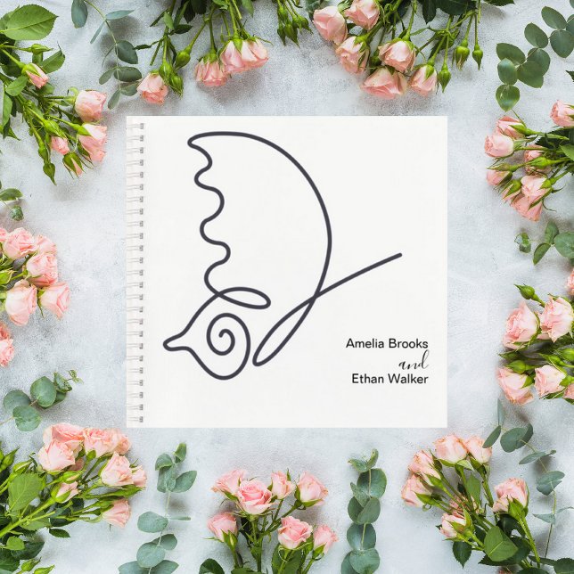 Carnet Romantic Neutral Toned Guestbook (Créateur téléchargé)