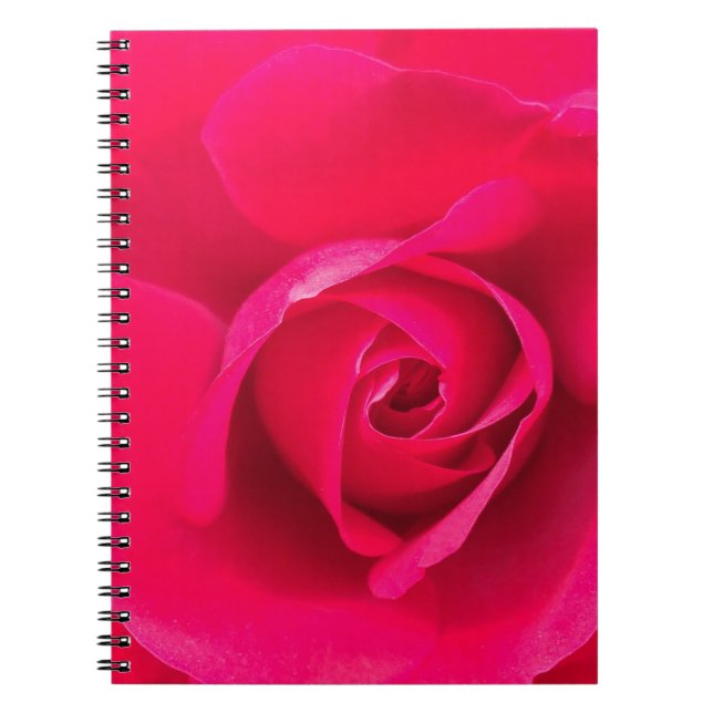 Carnet Romantic Red Pink Rose v2 (Devant)