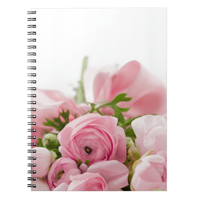 Carnet Romantique Mariage Love Soft Rose Flower Bouquet (Devant)