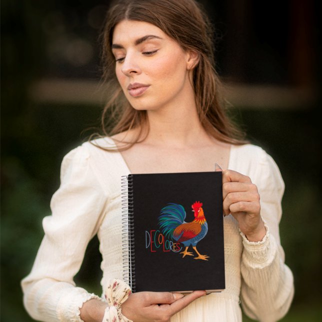 Carnet Rooster coloré DeColores Cursillo (Créateur téléchargé)