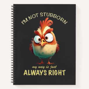 Carnet Rooster Concentré Awesome mignon adorable Funny