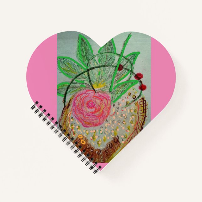 Carnet Rosa rose (Devant)