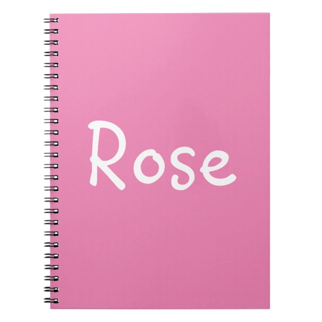 Carnet Rose (Devant)