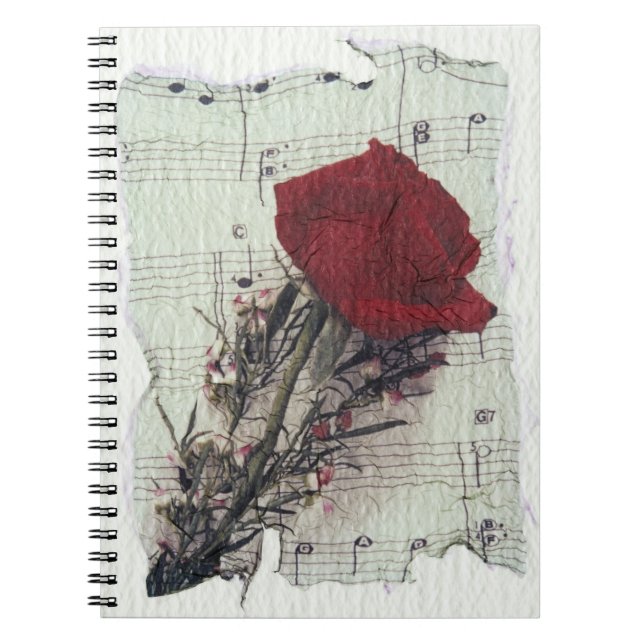 Carnet <Rose and Music> par Kim Koza 2 (Devant)
