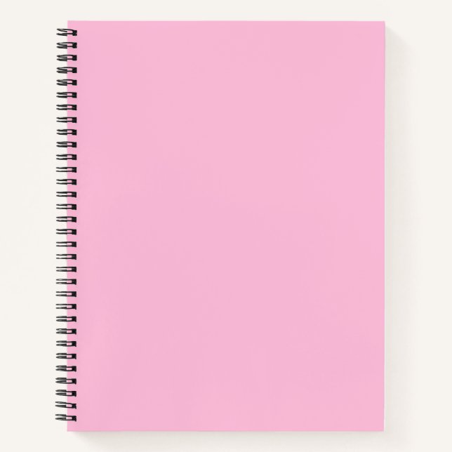 Carnet Rose bébé (Devant)