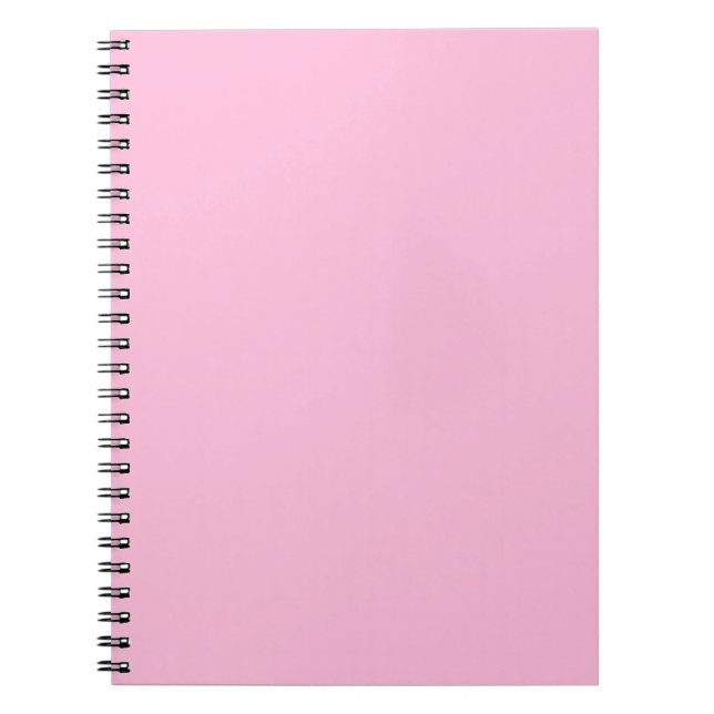 Carnet Rose bébé (Devant)