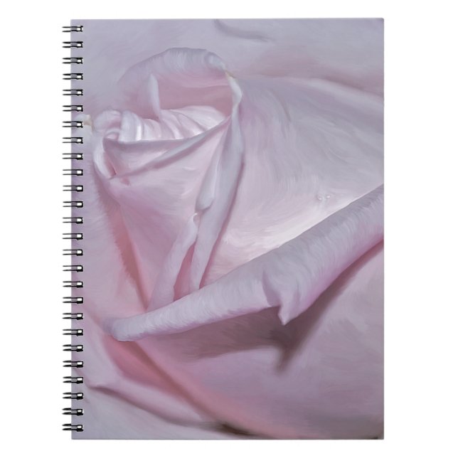 Carnet Rose blanc (Devant)
