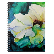 Carnet Rose Blanche