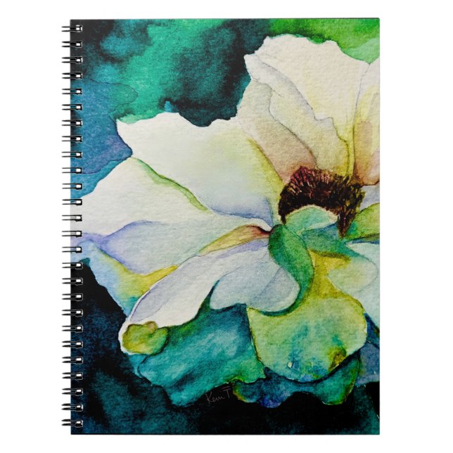 Carnet Rose Blanche (Devant)