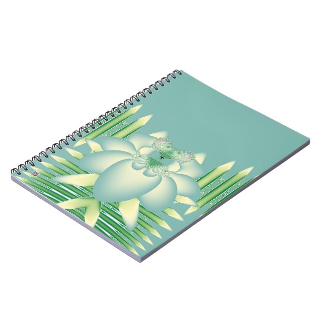 Carnet Rose bleu (Côté gauche)