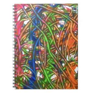 Carnet Rose, Bleu, Vert, Orange, Œuvre d'art en marbre