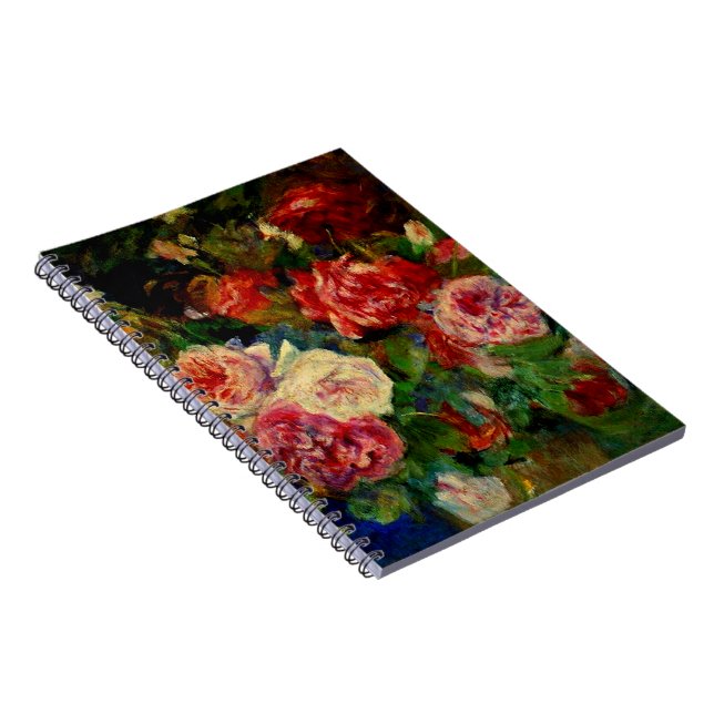 Carnet Rose, célèbre peinture Renoir, (Côté Droit)
