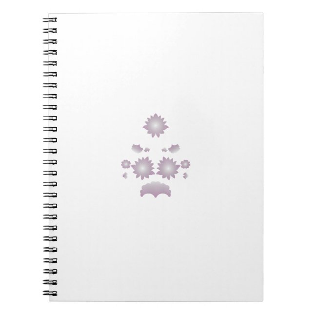 Carnet Rose Classique Blanche Lait décoration design (Devant)