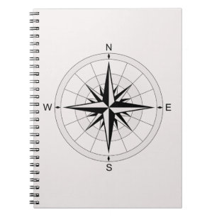 Carnet Rose Compass vintage 