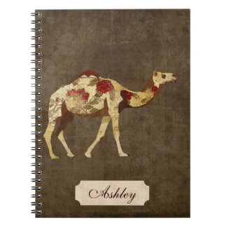Carnet rose de chameau