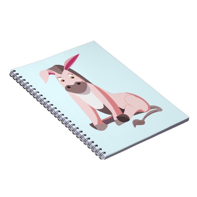 Carnet rose Donkey - Vos Couleurs - Texte (Côté Droit)