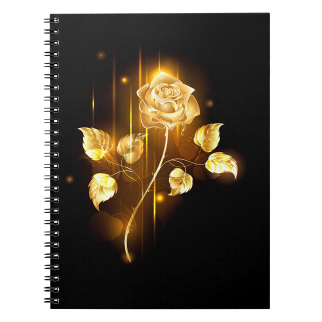Carnet Rose d'or ( rose d'or ) (Devant)