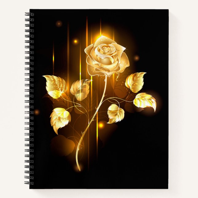 Carnet Rose d'or ( rose d'or ) (Devant)