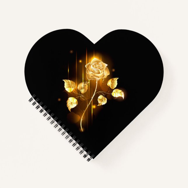 Carnet Rose d'or ( rose d'or ) (Devant)