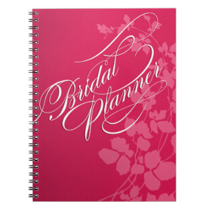 Carnet Rose du fuschia de wedding planner de fleurs de