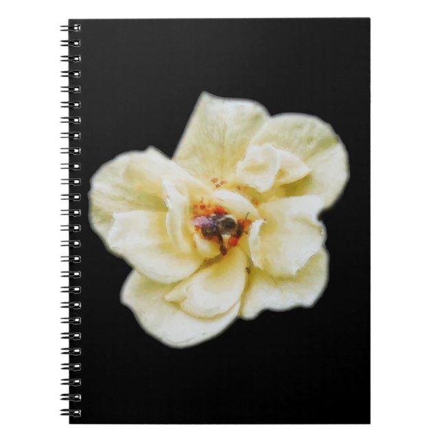 Carnet Rose et abeille (Devant)