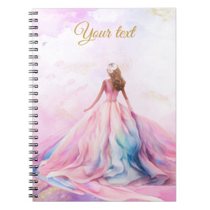 Carnet Rose et Or Sweet Seize Ans