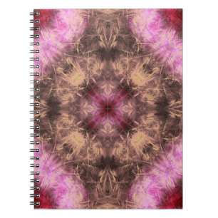 Carnet Rose Gold Energy Kaléidoscope Art Fractal