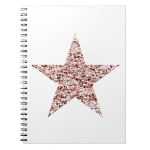 Carnet Rose Gold Sequin Twinkle Clipart Shining Star Clip