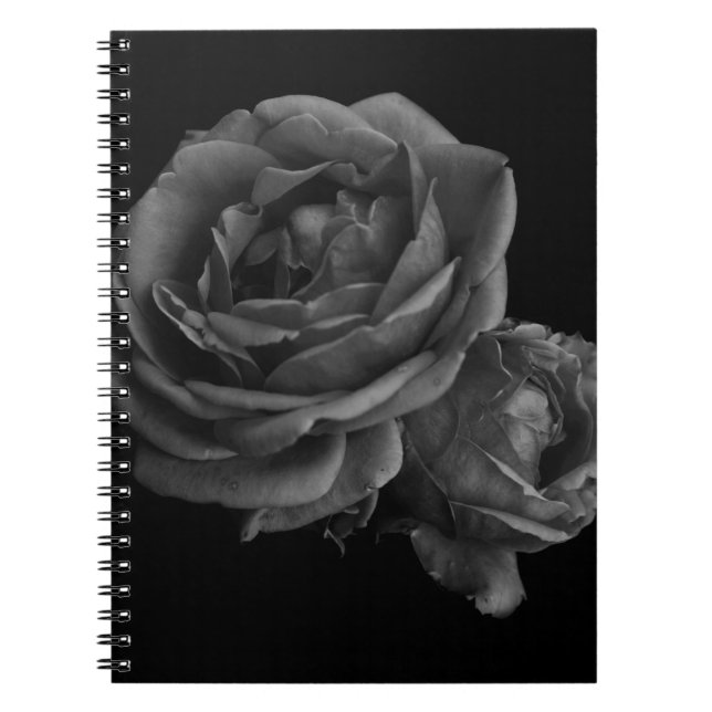 Carnet Rose gothique noir (Devant)