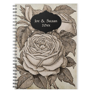 Carnet Rose gothique victorien d'Halloween vintage à Sepi