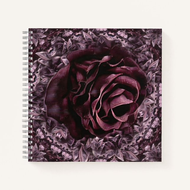 Carnet Rose Mandala (Devant)