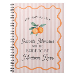 Carnet Rose Mignonne Préférée Principale Douce Mariée de
