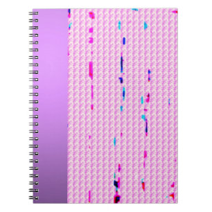 Carnet rose multi-couleurs