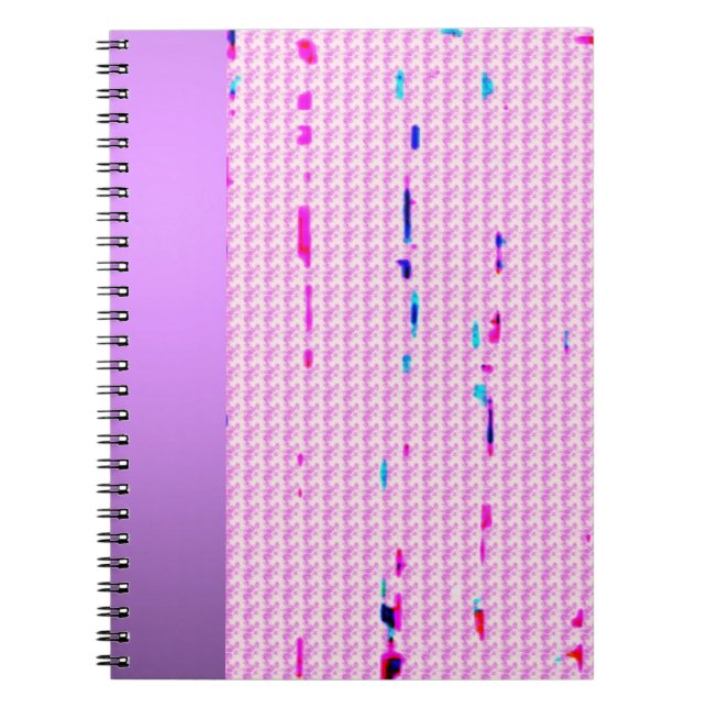 Carnet rose multi-couleurs (Devant)
