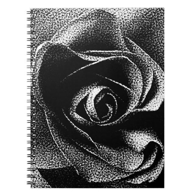 CARNET ROSE NOIR (Devant)