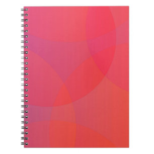 Carnet rose, orange, moderne, simple, cool, art tendance