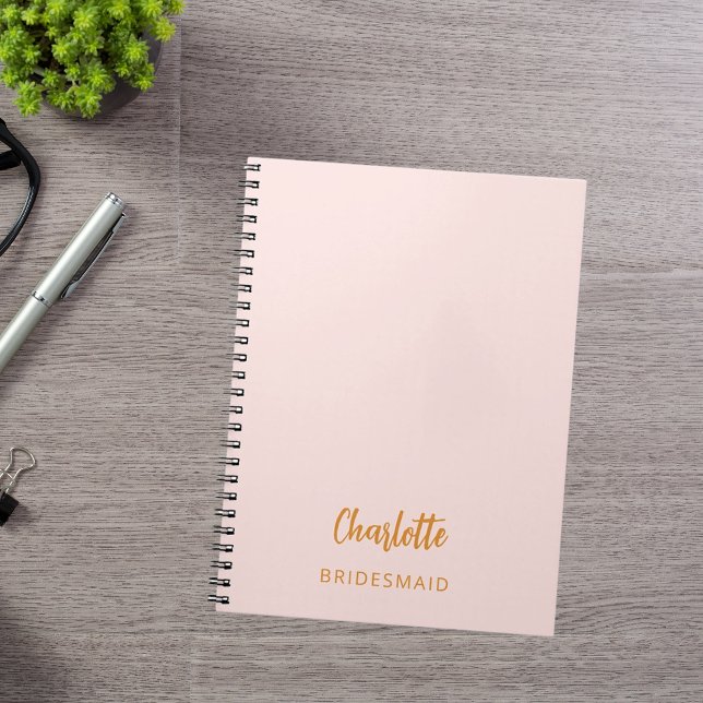 Carnet rose pâle de la serveuse (Créateur téléchargé)