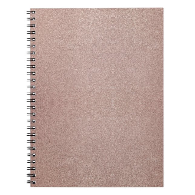 Carnet Rose Parties scintillant or Metallic Joli Fille Sp (Devant)