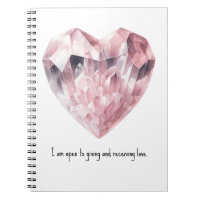 Rose Quartz Cristal de Coeur Rose Sortilège d'Amou