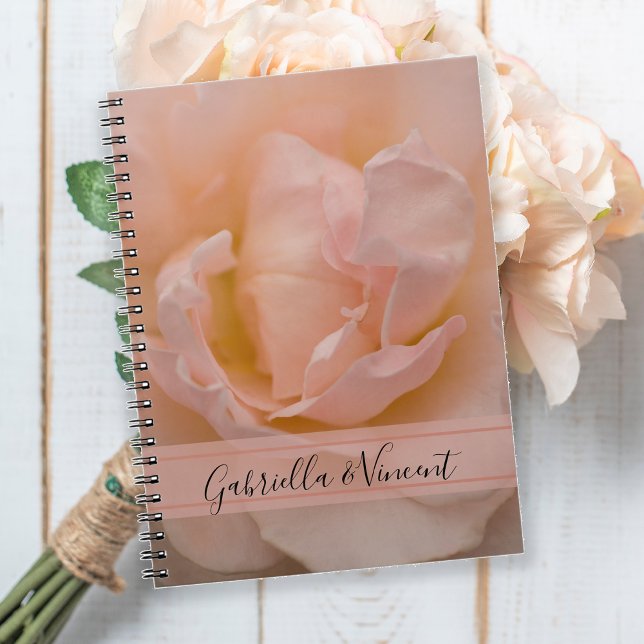 Carnet Rose rose pâle Mariage (Créateur téléchargé)