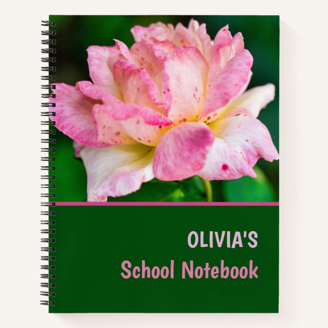 Carnet Rose rose rose (Devant)